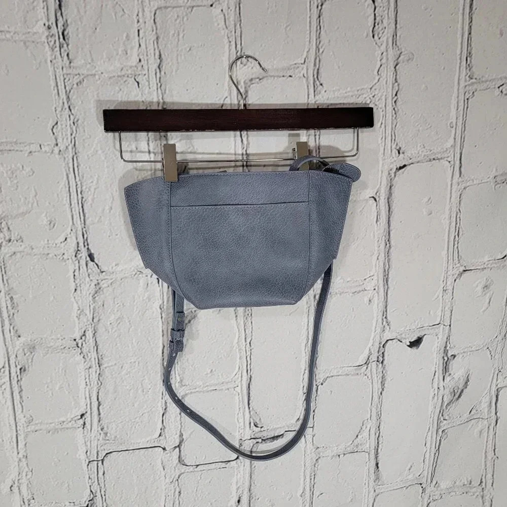 ANTHROPOLOGIE Small Blue Cross Body Handbag Adjustable Strap Crossbody Purse